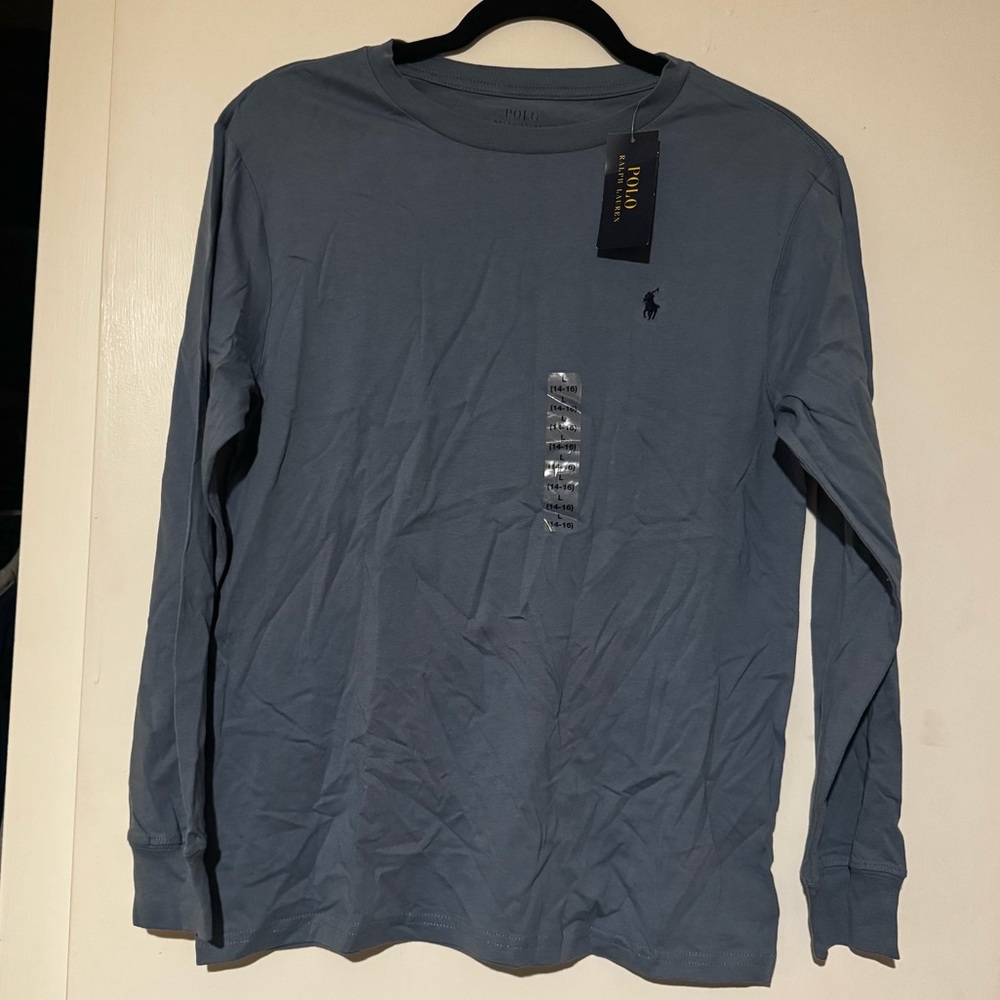 5 Boys Polo Ralph Lauren Long Sleeve Shirts Size Large – Excellent Condition